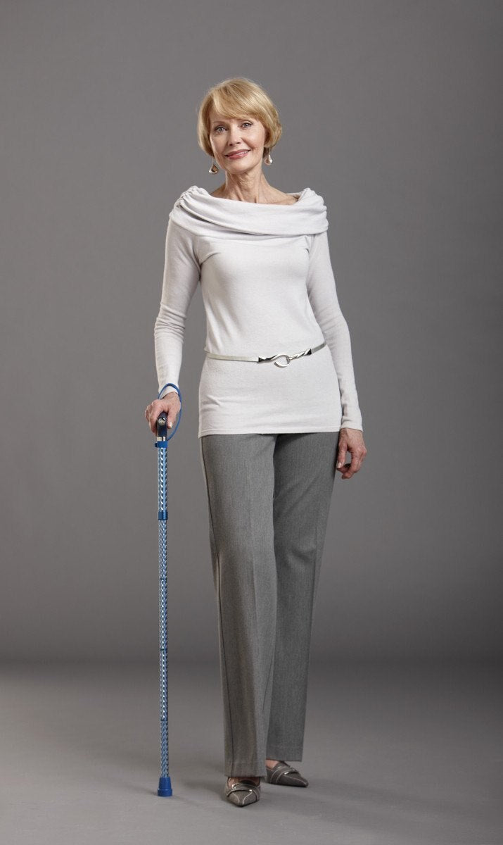 Aluminum Adjustable Folding Cane and Walking Stick