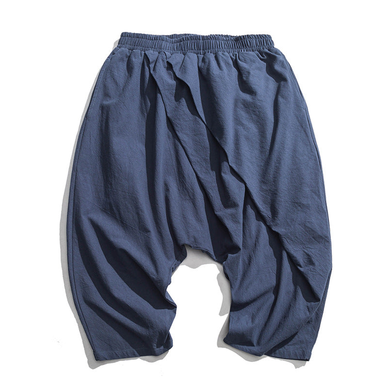 New Men's Long Cargo Shorts Loose Fit Elastic Waist Below Knee Work Shorts