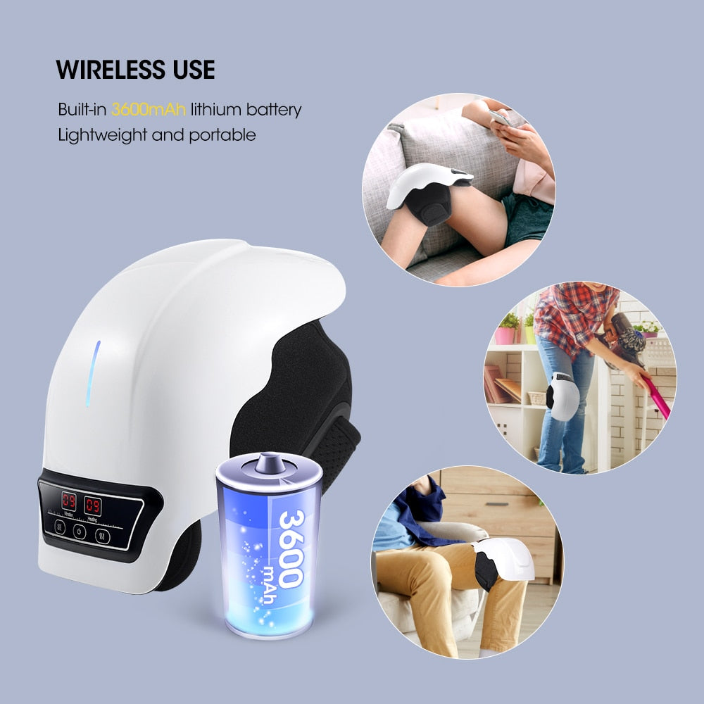 Wireless Heating Knee Massager Infrared