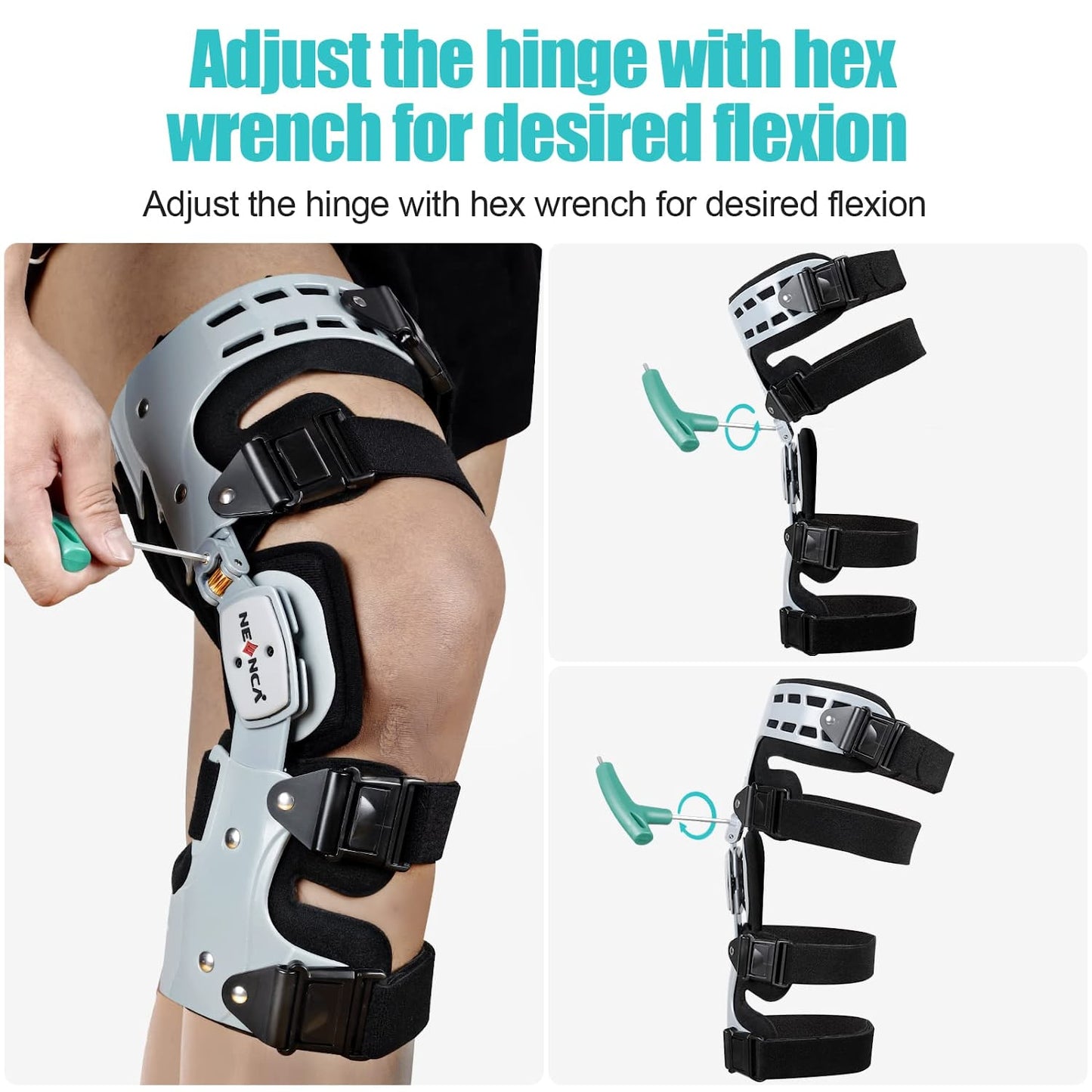 Unloader ROM Knee Brace Hinged Stabilizer Adjustable