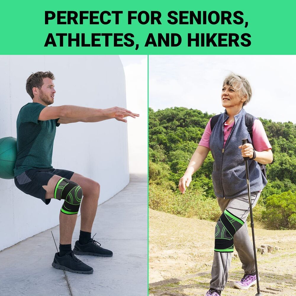 Elbow & Knee Pads Compression Sleeves Brace