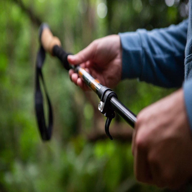 Quick Trekking Poles Collapsible Walking Stick
