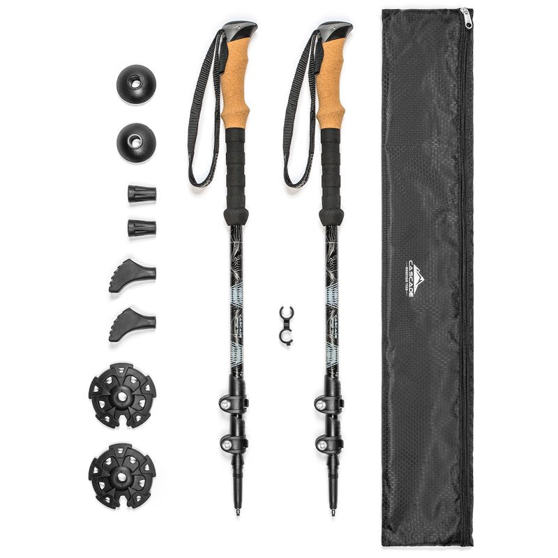 Quick Trekking Poles Collapsible Walking Stick