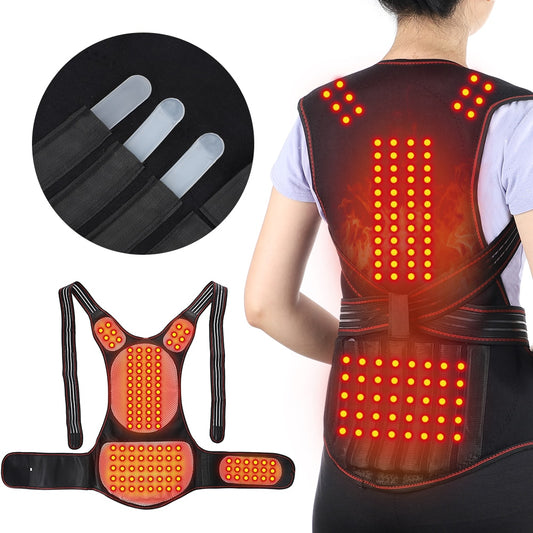 Magnetic Therapy Self Heating Back Wrap Posture Corrector